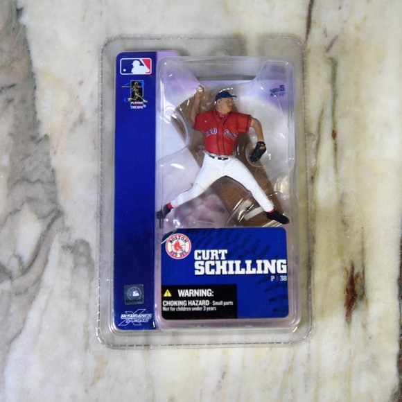 Rare Curt Schilling number 38 (Red Sox 2003-2007) in Red Sox home red uniform - Picture 5 of 5